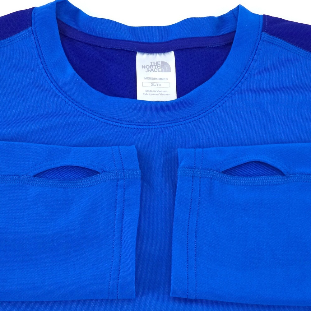 The North Face Shirt Mens XL Crew Neck Gorpcore Vaporwick Logo Activewear Preppy - Picture 4 of 16